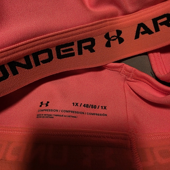 Under Armour Pink Racerback Sports Bra Medium Support - Picture 3 of 3